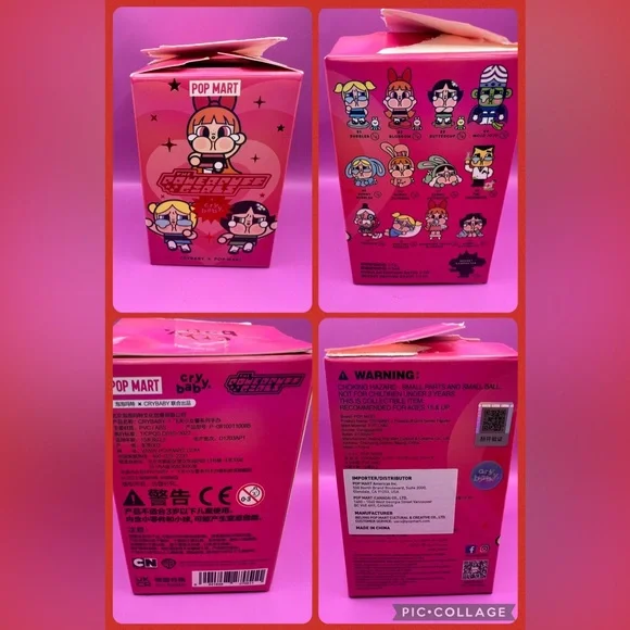 CRYBABY × Powerpuff Girls – Sleep Buttercup Vinyl Figure (Pop Mart Blind Box) 💙 - Picture 10 of 11
